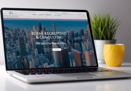 Web Design Package Example: Website design for Legal Recruiting Company