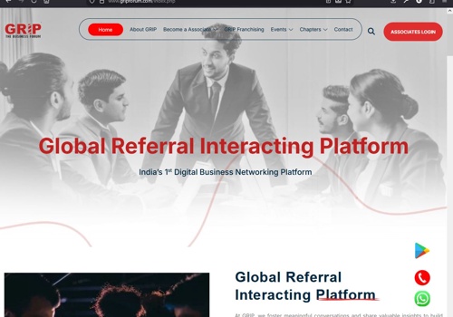 UX/UI Design Package Example: Global Referal Interacting Platform