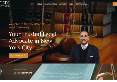 Web Development Package Example: El Ashmawy Law