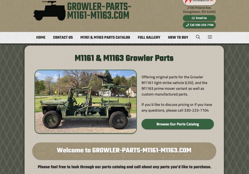 Web Design Package Example: Custom WooCommerce Catalog Only Website