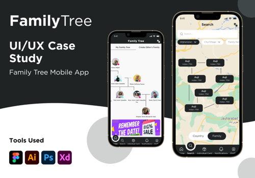 Mobile App Development Package Example: Family Tree App Design And Development