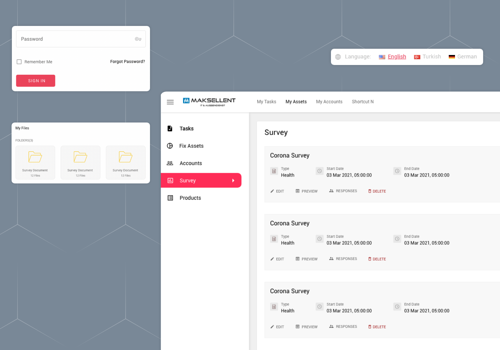 UX/UI Design Package Example: Maksellent - Stock Counting, Inventory Control, IT