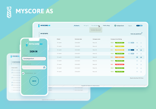 Custom Software Development Package Example: MyScore - Fintech CRM platform