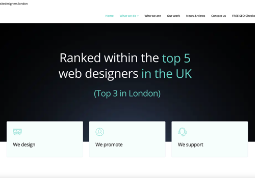 Web Design Package Example: Marketing Agency Web Design & Development