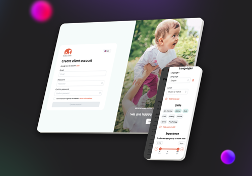 Web Development Package Example: Babysitting Services Platform