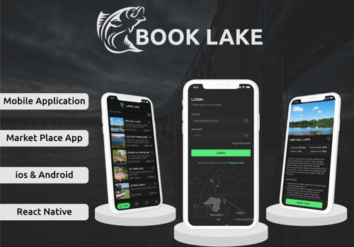 Mobile App Development Package Example: Lake Booking App