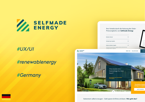Web Development Package Example: SME - solar price comparison web platform