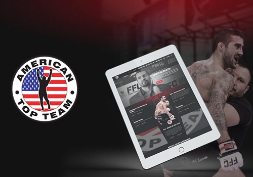 Web Design Package Example: American Top Team website