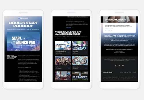 Marketing Strategy Package Example: Oculus Start Roundup