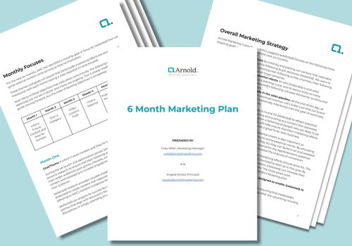 Marketing Strategy Package Example: 6 Month Marketing Plan