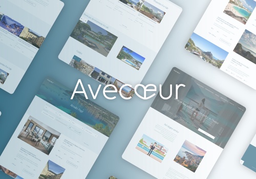 Web Design Package Example: Avecoeur