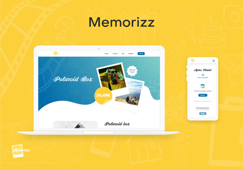 UX/UI Design Package Example: Memorizz
