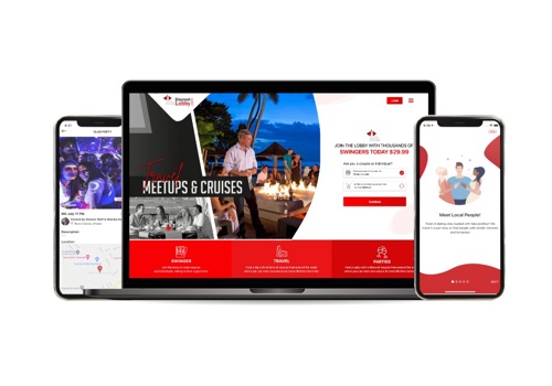 Mobile App Development Package Example: Discreet Lobby - Find interesting people near you