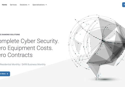 Web Design Package Example: Square Diamond Solutions