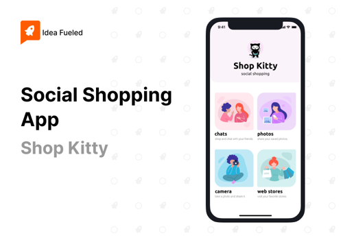 UX/UI Design Package Example: Community Social Shopping App