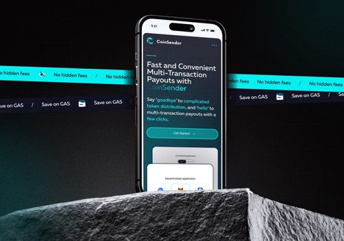 Web Design Package Example: Website design for cryptocurrency payment platfor