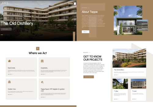 Web Design Package Example: Teppe Web Development and Design
