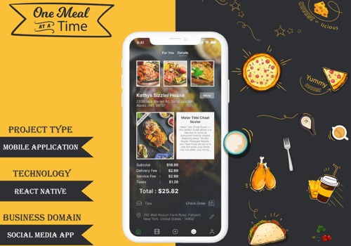 Web Development Package Example: Food Social Media App