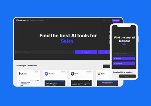 Custom Software Development Package Example: AI Powerlist