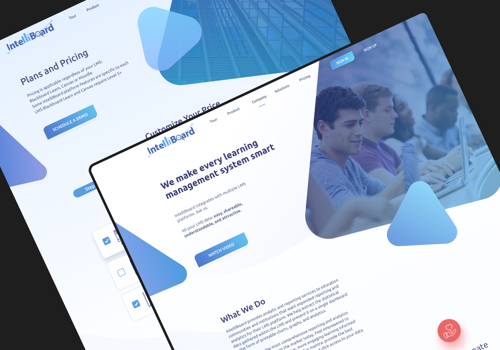 UX/UI Design Package Example: Learning Analytics Platform