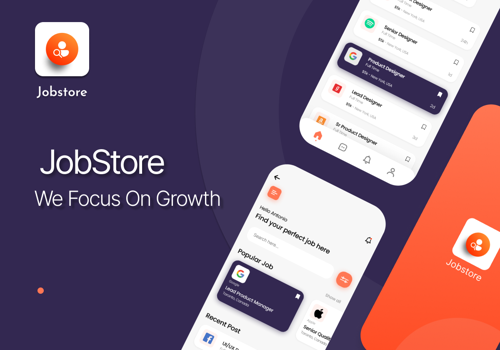 Mobile App Development Package Example: JobStore App