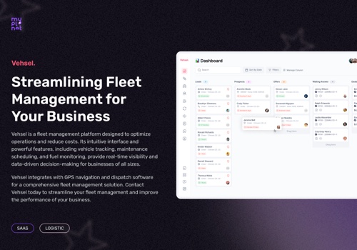 UX/UI Design Package Example: Streamlining Fleet Management for Your Business