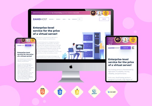 Web Development Package Example: zahid.host