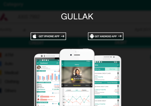 Mobile App Development Package Example: Gullak- Daily Expense Manager App (10M User Downloads-Top Rated App)
