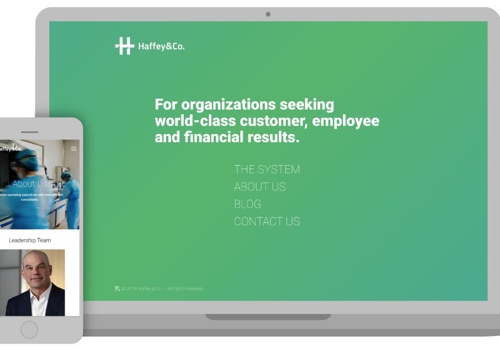 Web Design Package Example: Haffey & Co. Project