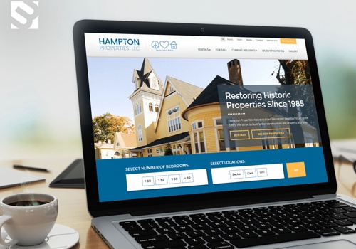 Web Design Package Example: Hampton Properties Project