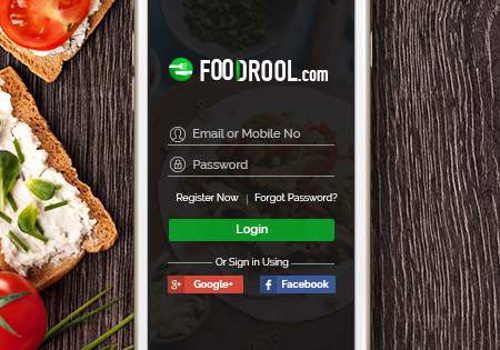 Mobile App Development Package Example: FoodRool
