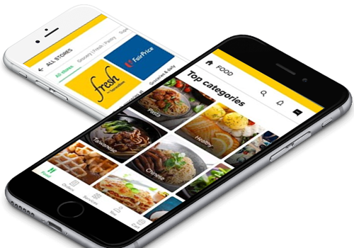 Mobile App Development Package Example: Grocery & Food delivery On-Demand App