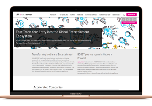 Web Development Package Example: IdeaBoost