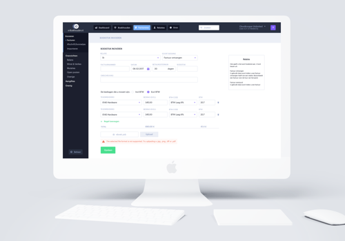 UX/UI Design Package Example: Accounting App