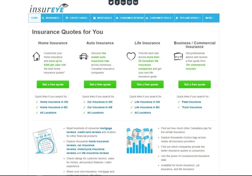 Web Development Package Example: Insureye
