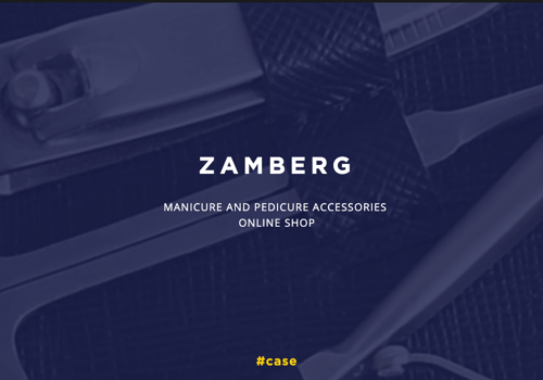Pay Per Click Package Example: Zamberg.com manicure and pedicure accessories shop