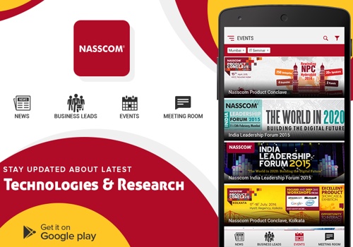 Mobile App Development Package Example: Official App of NASSCOM