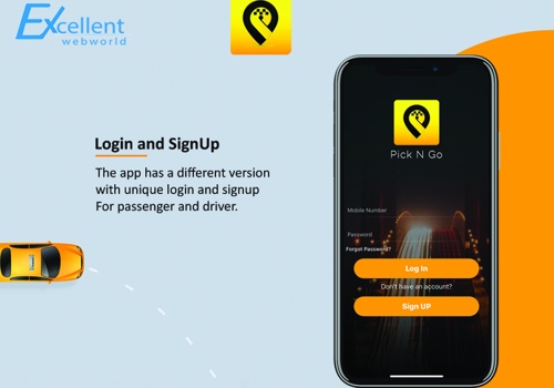 Mobile App Development Package Example: On Demand Taxi Booking App Development