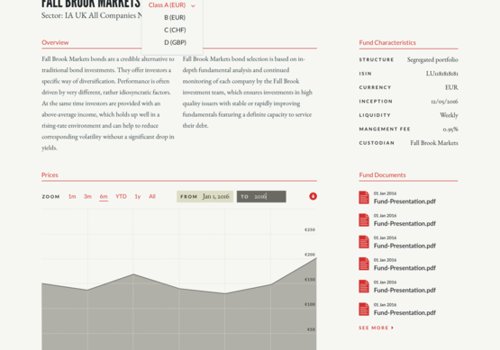 Web Design Package Example: OvalData