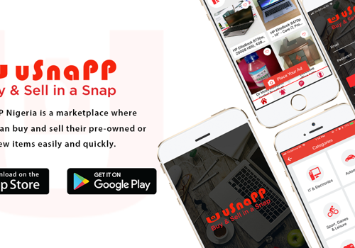 Mobile App Development Package Example: uSnapp : Buy & Sell used or new items