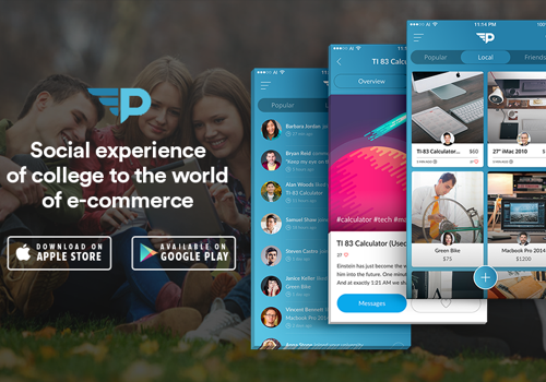 Mobile App Development Package Example: Social eCommerce App for Students