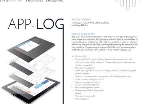 Custom Software Development Package Example: App-log