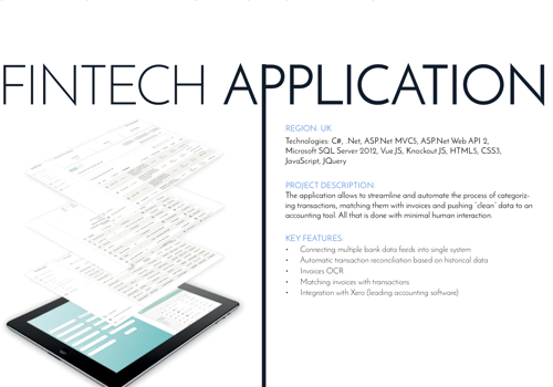 Custom Software Development Package Example: Fintech Application