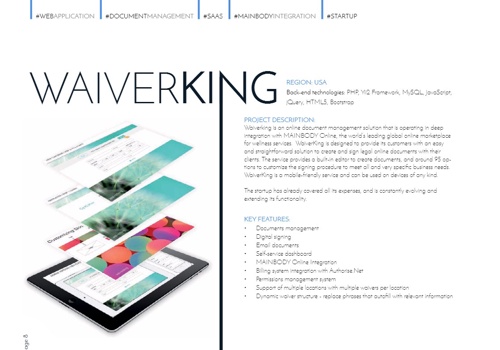 Custom Software Development Package Example: WaiverKing