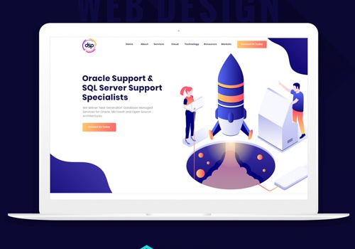 Web Design Package Example: IT Company website