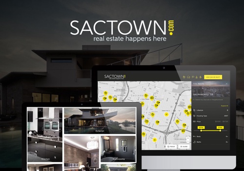 Web Design Package Example: Sactown – UI/UX & Web Design and Web Development