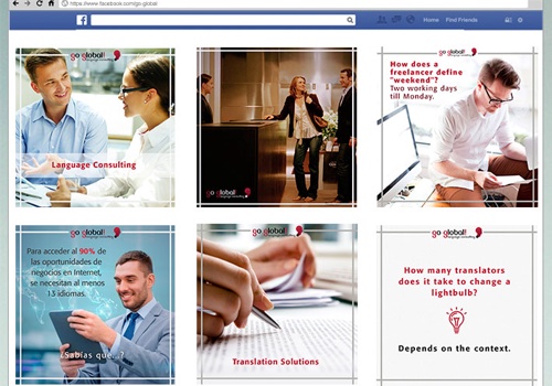 Social Media Marketing Package Example: Go Global Consulting