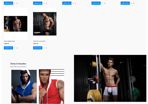 E-Commerce Development Package Example: PUMP UNDERWEAR