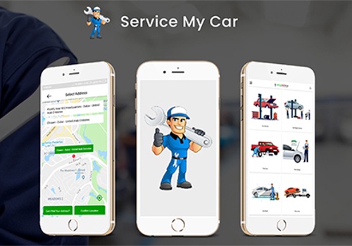 Mobile App Development Package Example: Service My Car App