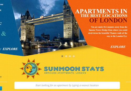 Web Development Package Example: SUNMOON STAYS